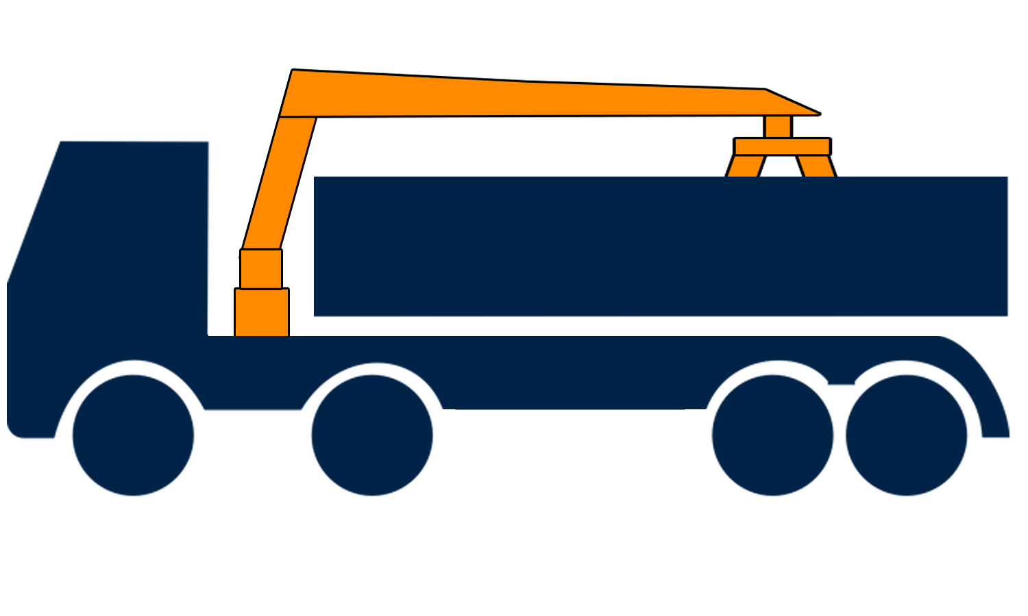 8-wheel grab lorry hire in London