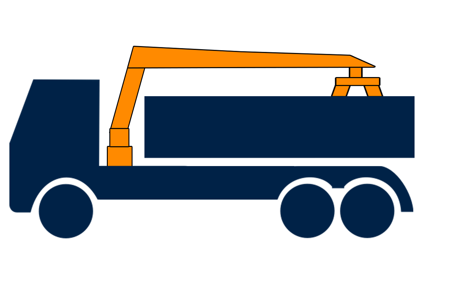 6-wheel grab Lorry hire in London